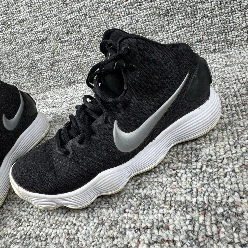 Nike Hyperdunk Shoes Womens 8 Sneakers Basketball Lace Up Black